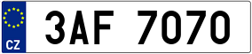 Truck License Plate
